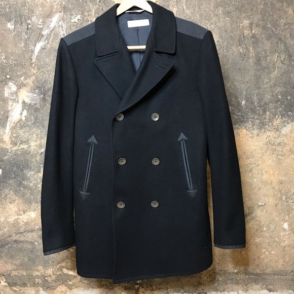rag & bone Other - Rag & Bone handmade men’s black wool pea coat